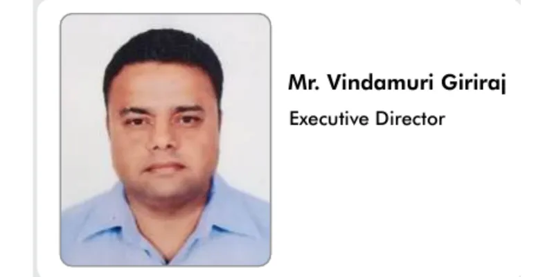Mr. Vindamuri Giriraj (Executive Director)